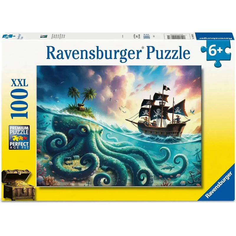 Ravensburger 100pc Octopus Treasure Puzzle