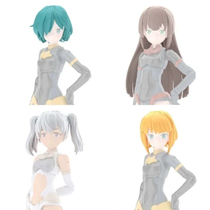 Bandai 30ms Option Hair Style Parts Vol.5 All 4 Types (Full Cdu)
