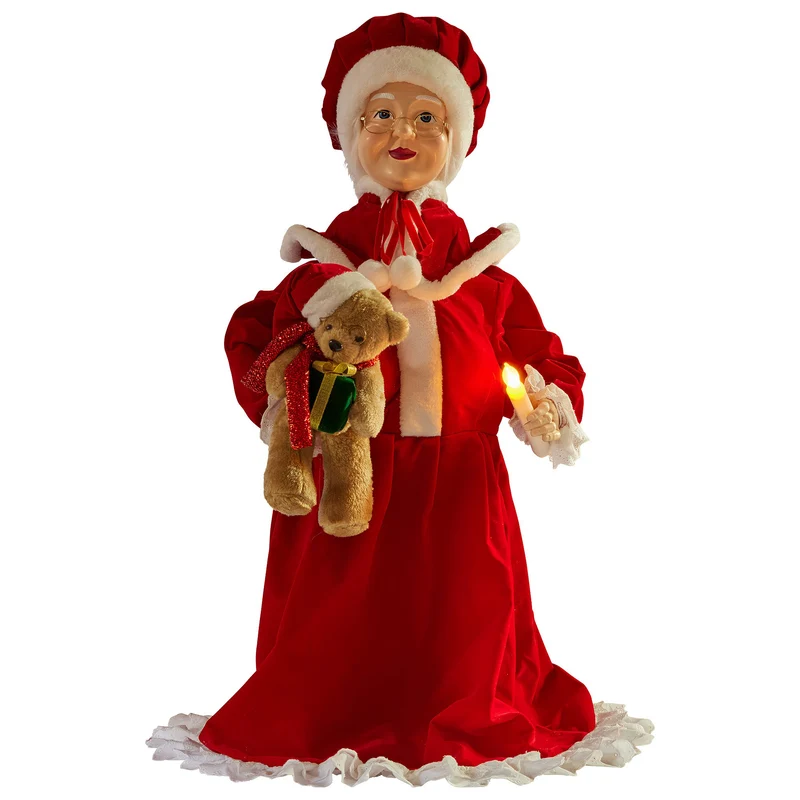 Christabelle Animated Musical LED Mrs. Claus 1.1m