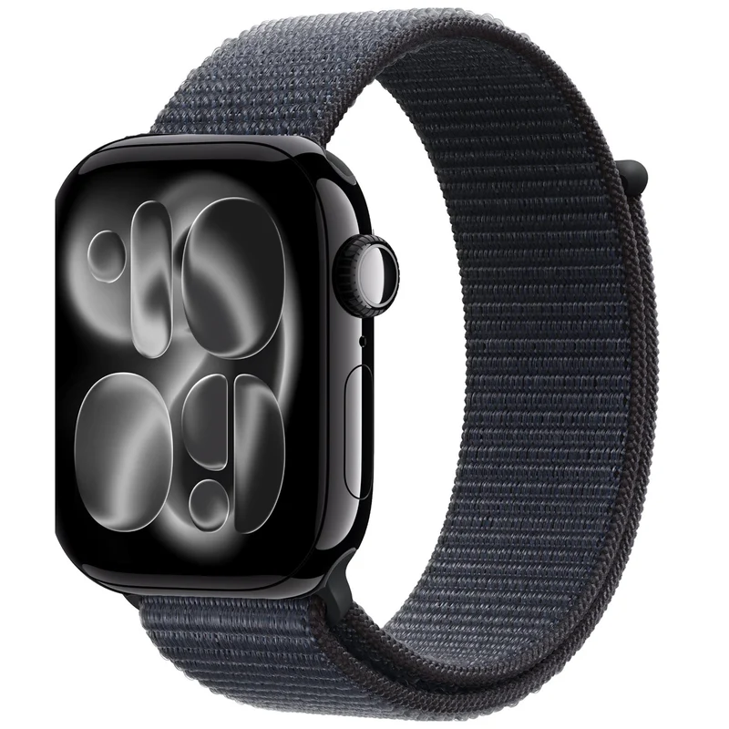 Apple Watch Series 11 46mm Jet Black Aluminium Case GPS Sport Loop [Black][~Refurbished]