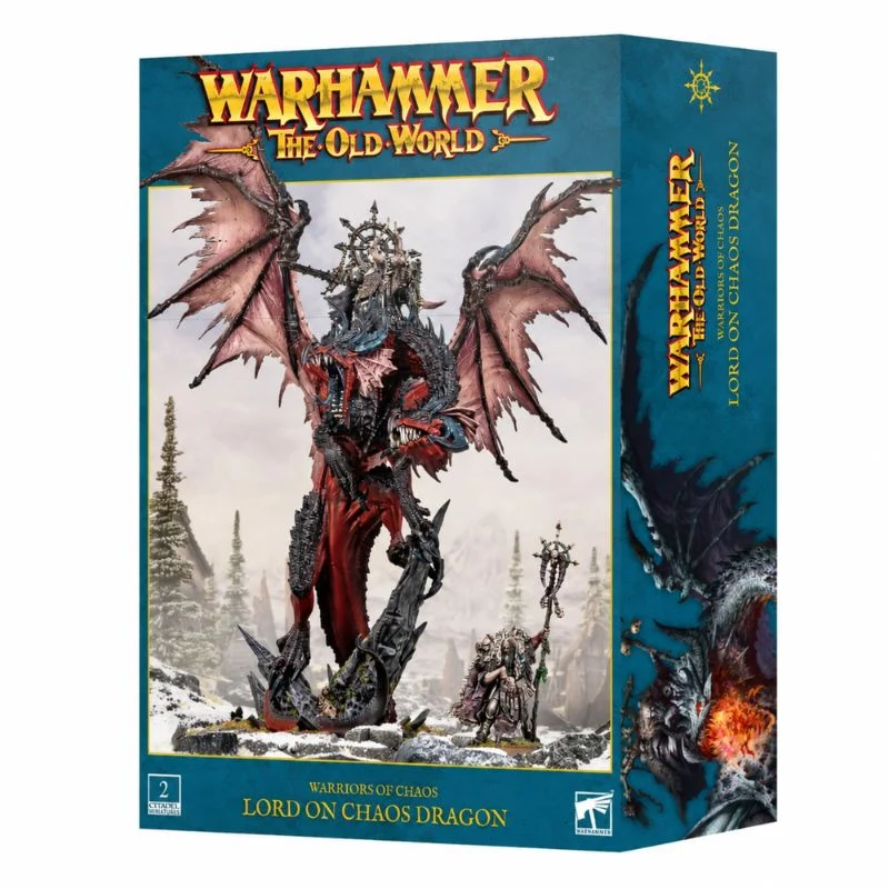 Games Workshop Warhammer The Old World Warriors of Chaos Lord on Chaos Dragon