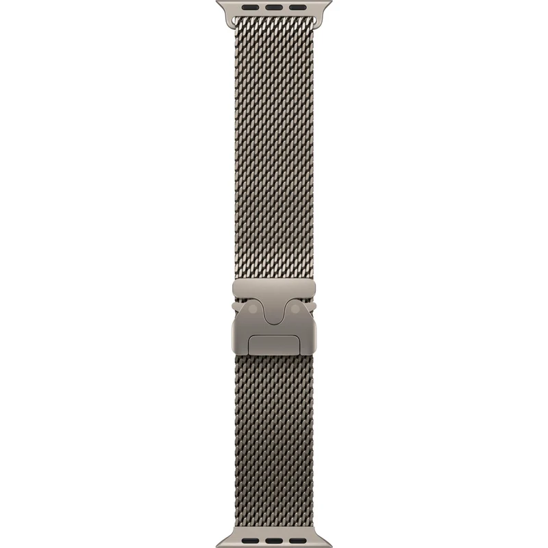 Apple Watch 49mm Natural Titanium Milanese Loop [Small]