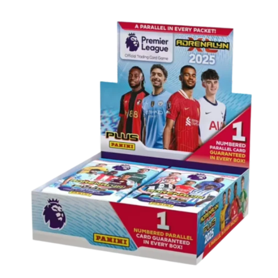 PANINI Adrenalyn PLUS 2024/2025 EPL Soccer Cards Booster Box