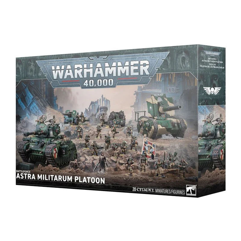 Games Workshop Warhammer 40K Astra Militarum Platoon Battleforce