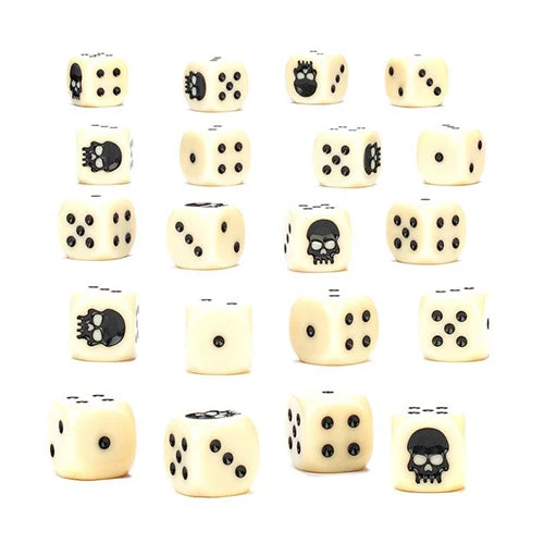 Games Workshop Warhammer Dice Set (Bone)
