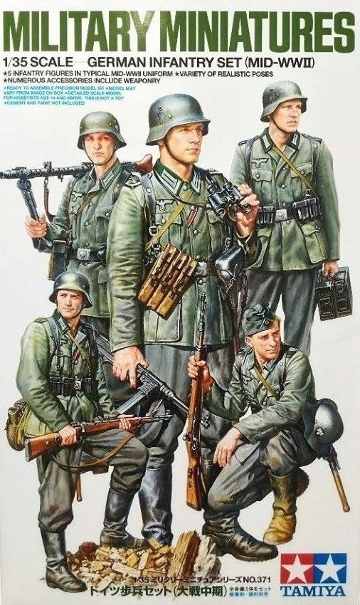 Tamiya 1/35 German Infantry Set (MidWWII)