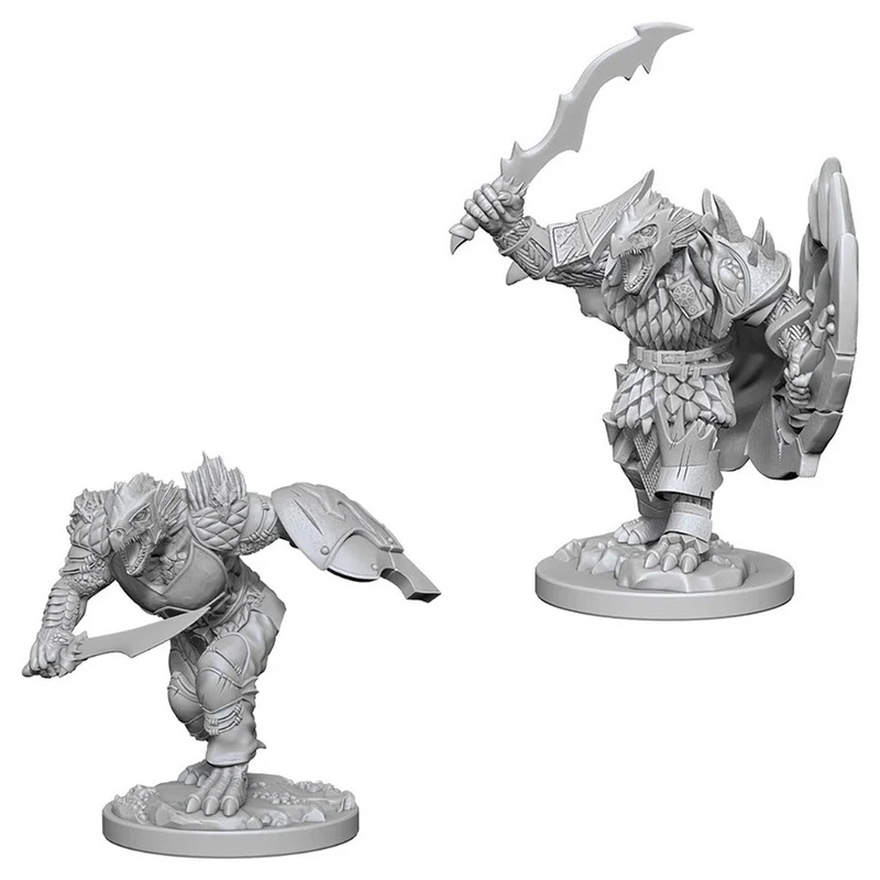 Wizkids Dungeons & Dragons - Nolzurs Marvelous Unpainted Minis: Dragonborn Male Fighter