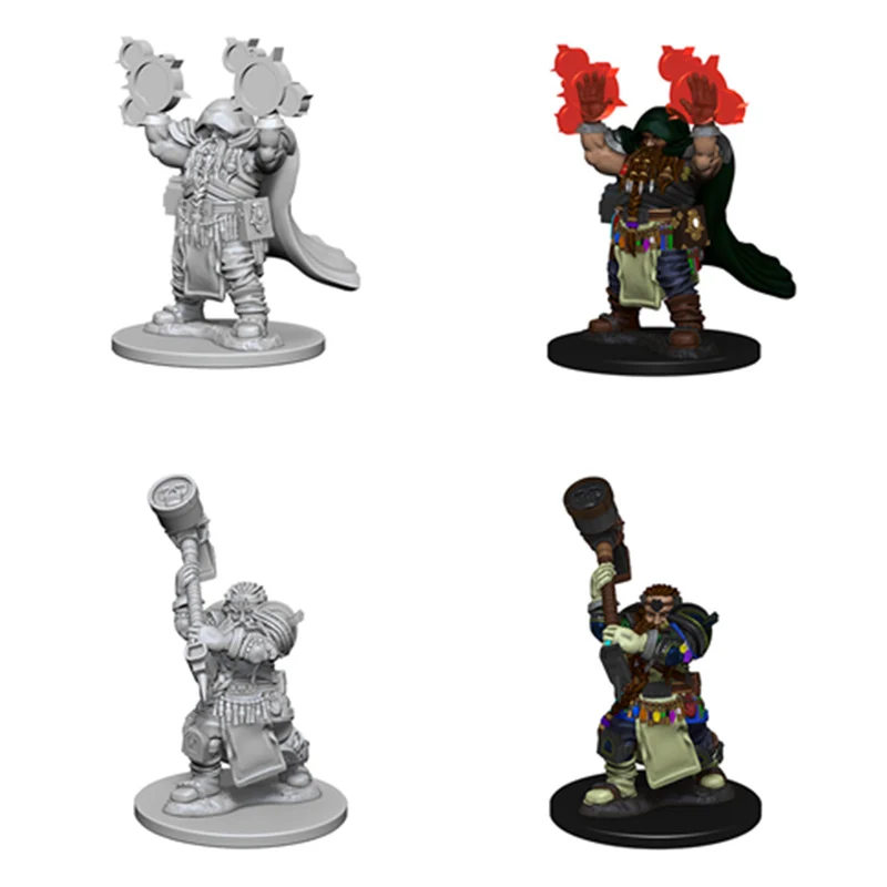 Wizkids D&D Nolzurs Marvelous Unpainted Miniatures Dwarf Male Cleric