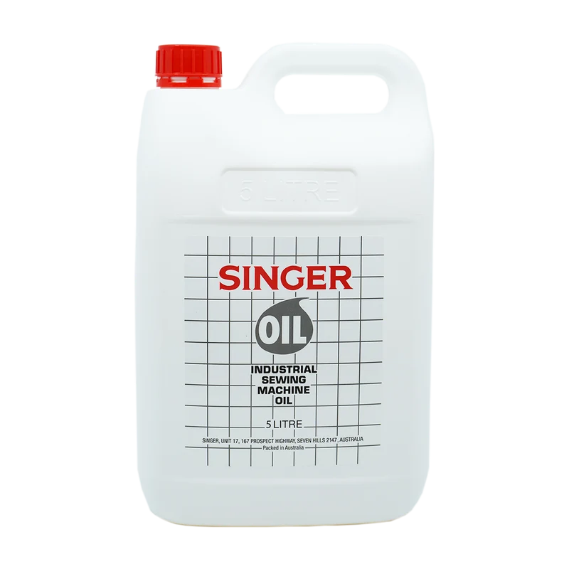 SINGER All-Purpose High-Quality Lubricating Oil for Sewing Machines Household and Industrial Use - 5 Liter