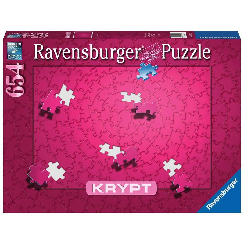 Ravensburger 654pc KRYPT Pink Spiral Puzzle