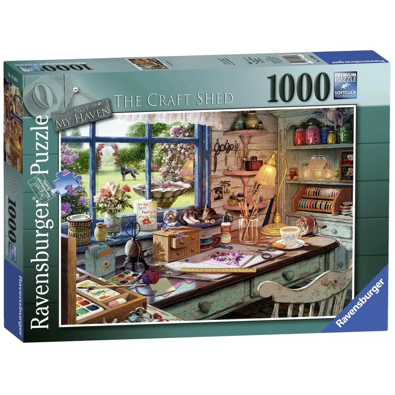 Ravensburger 1000pc My Haven No.1 The Craft Shed Puzzle
