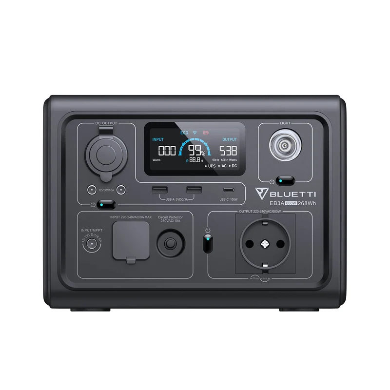 BLUETTI EB3A Station électrique portable | 600 W / 268 Wh-AMZ