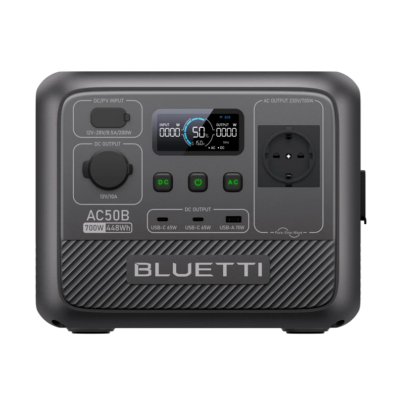 BLUETTI AC50B Station électrique portable | 700 W, 448 Wh
