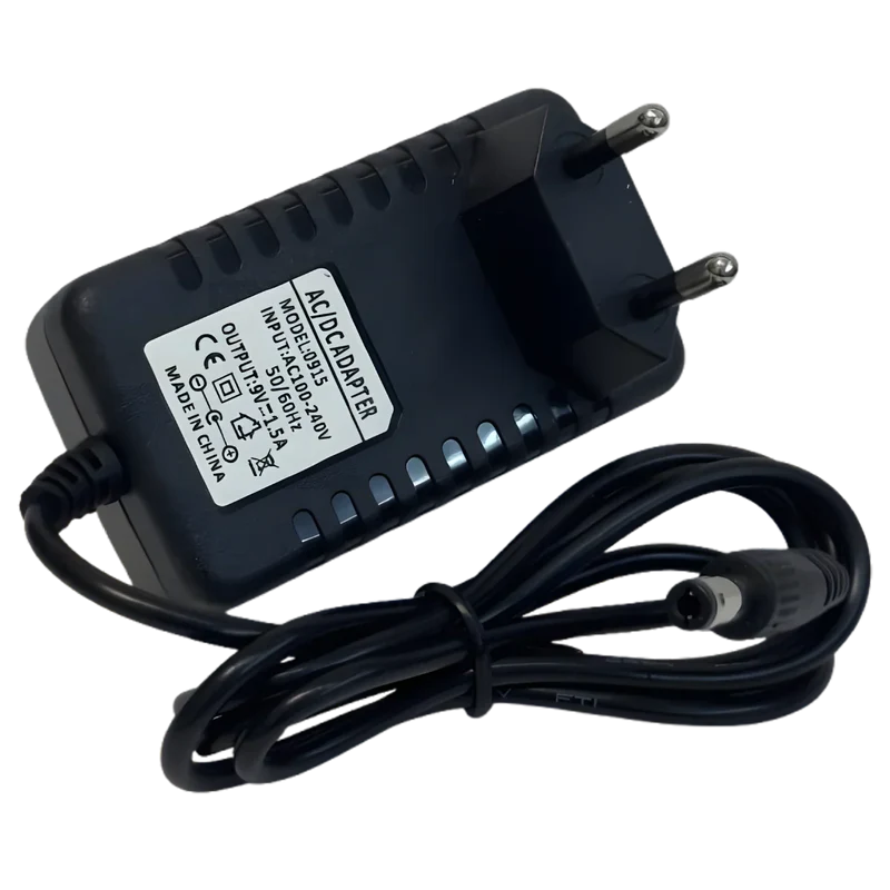 Alimentation AC/DC 9V 1.5A 13.5W – Adaptateur Secteur 230V Tension Fixe