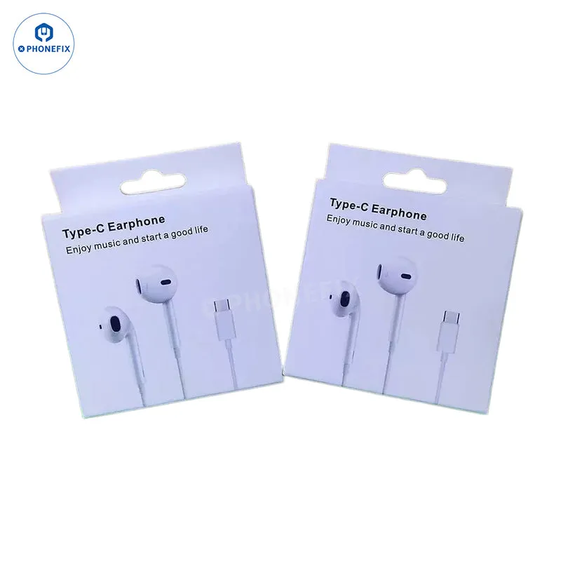 Écouteurs intra-auriculaires filaires EarPods Lightning/USB-C pour Apple et Huawei