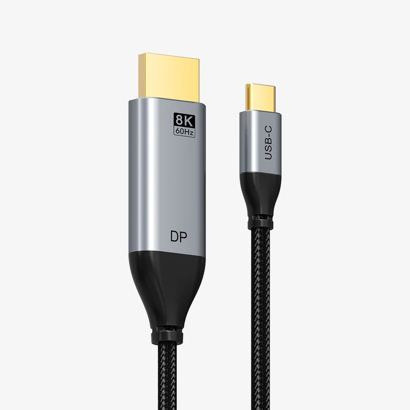 USB C to DisplayPort 1.4 Cable 8K 60Hz 4K 144Hz