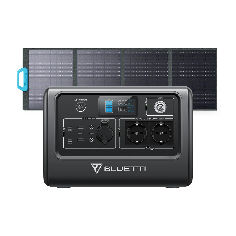 BLUETTI EB70+120W Solar Generator Kit