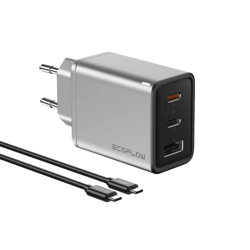 Chargeur EcoFlow RAPID 65W avec Câble 100W
