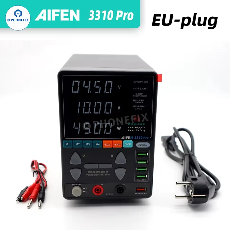 Alimentation CC AIFEN 3310 PRO 330 W 33 V 10 A pour la réparation de téléphones