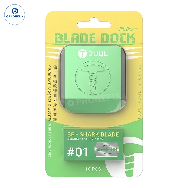 Lame 2UUL BB01 et support magnétique en aluminium BL05 pour la réparation de téléphones