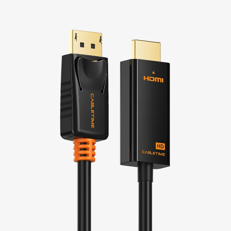 DisplayPort to HDMI Cord Male DP to Male HDMI Cable