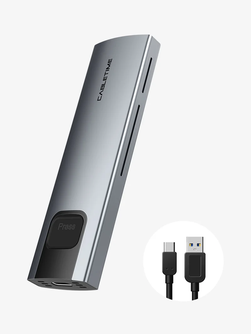 USB 3.0 Gen1 Type-c to M.2 SATA SSD Enclosure