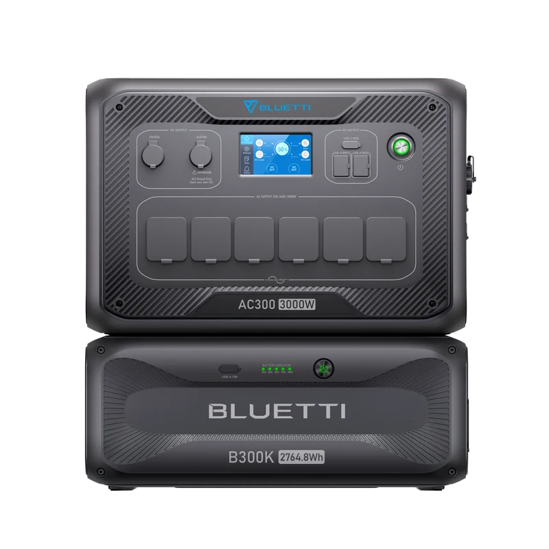 BLUETTI AC300 + B300K Batterie de secours domestique | 3 000 W / 2 764,8 Wh（Amazon）