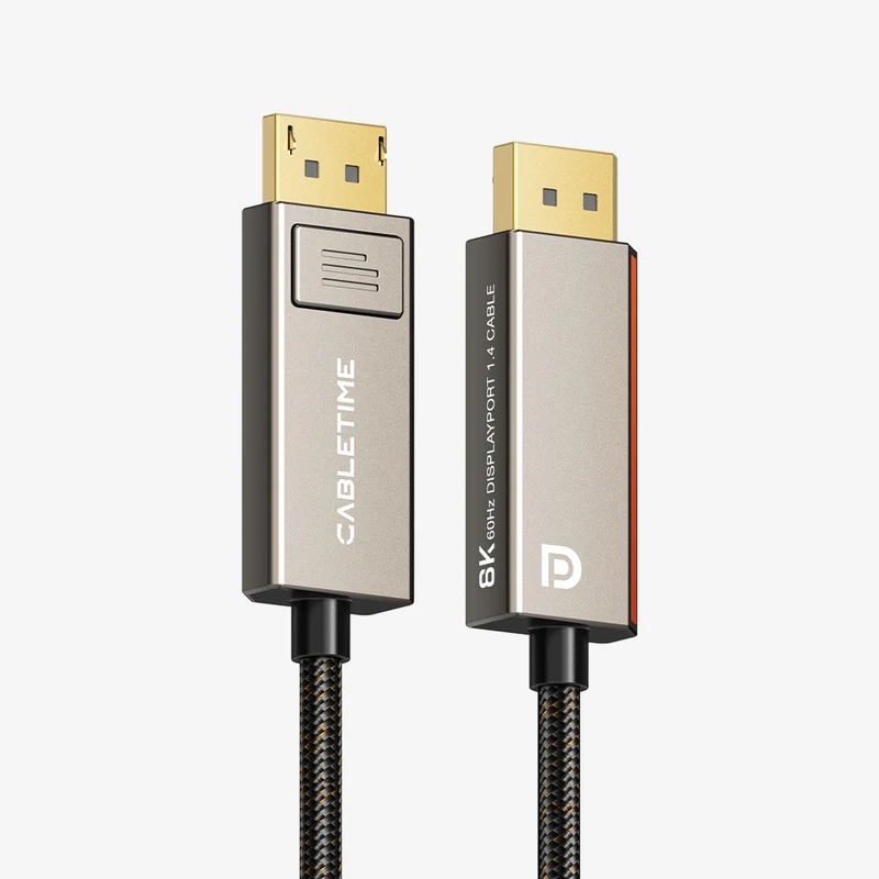 8K 60Hz DisplayPort 1.4 Cable 4K 144Hz 10ft for Computer PS4