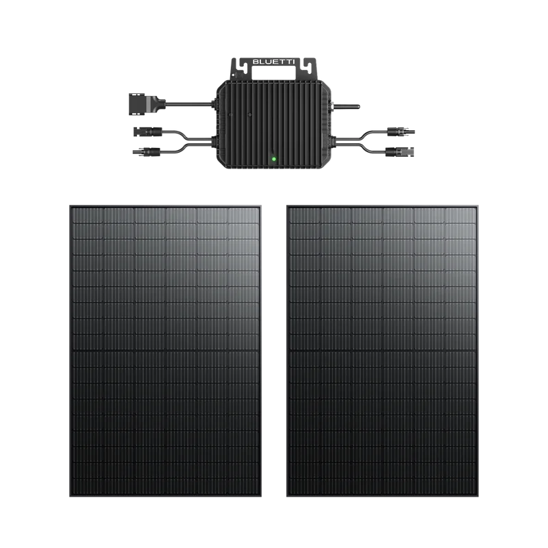 BLUETTI 2nd Gen du système solaire pour balcon | 800 W