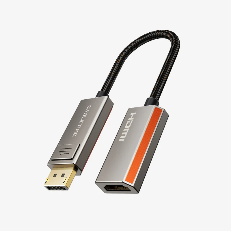 Active DisplayPort 1.4 to HDMI 2.1 Adapter 8K 60Hz 4K 144Hz