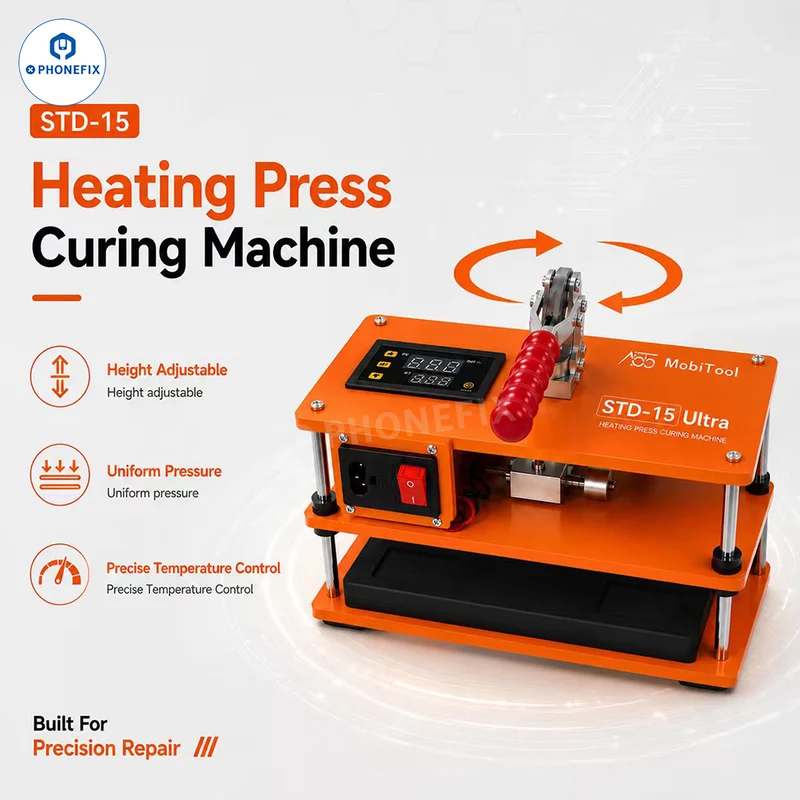 Machine de presse à chaud ultra-rapide MobiTool STD-15 pour la réparation de téléphones