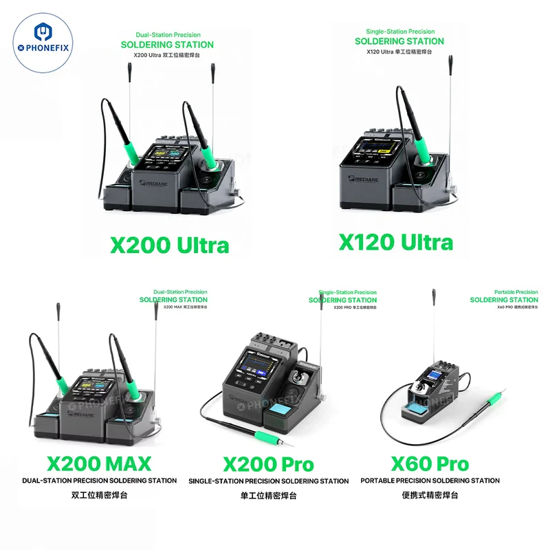 Station de soudage de précision MECHANIC X120/X200 Ultra 200W