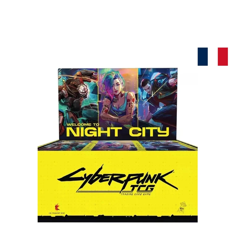 [PRECOMMANDE] Cyberpunk TCG [FR] - Boîte de 24 Boosters - Welcome To Night City