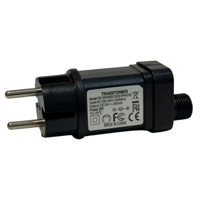 Transformateur secteur 24V 6W pour guirlandes de décoration et de Noël