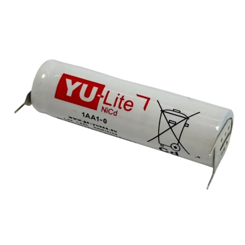 Accu AA NiCd 1,2V 1000 mAh à 3 picots pour PCB/CI