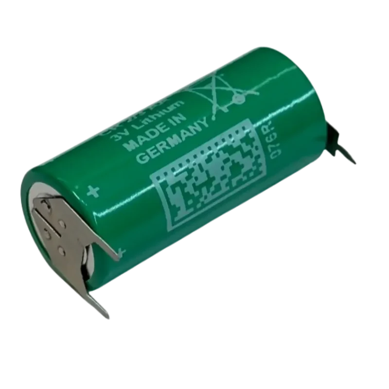 Pile Lithium Varta 3V CR 2/3AA avec languettes à souder sur C.I
