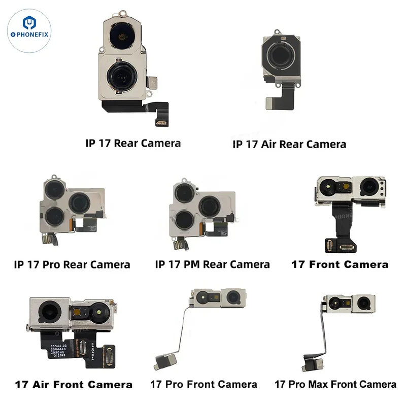 Remplacement de l'ensemble caméra arrière/avant pour iPhone 17/Air/Pro Max