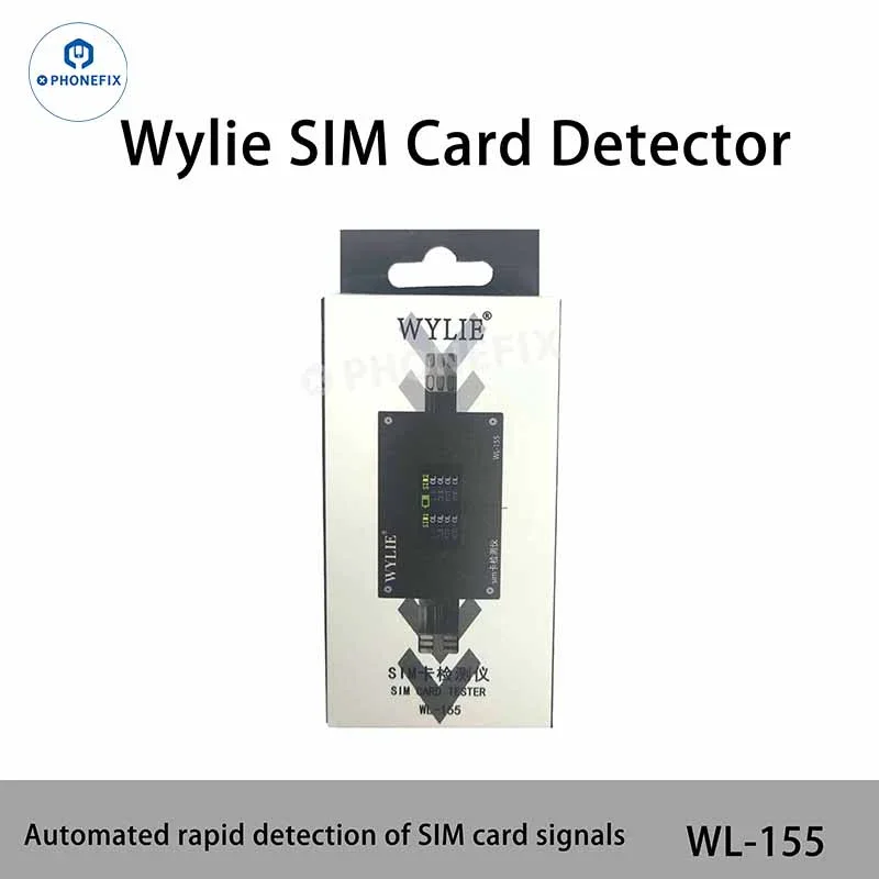 Testeur de carte SIM WYLIE WL-155 pour iPhone 14-17 Pro Max et Android