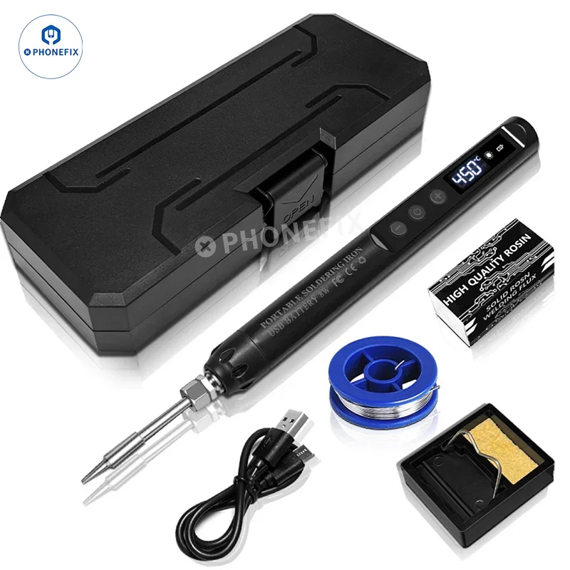 Fer à souder portable avec contrôle intelligent de la température pour la réparation de téléphones