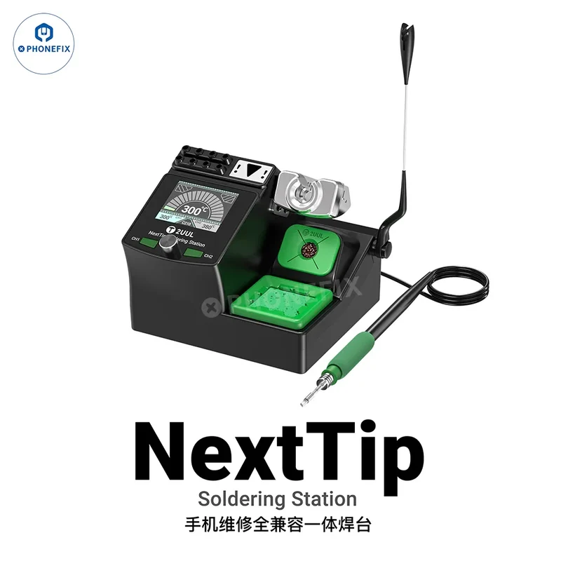 La station de soudage NextTip 2UUL NT210 est compatible avec les pannes C210, C115 et C245.