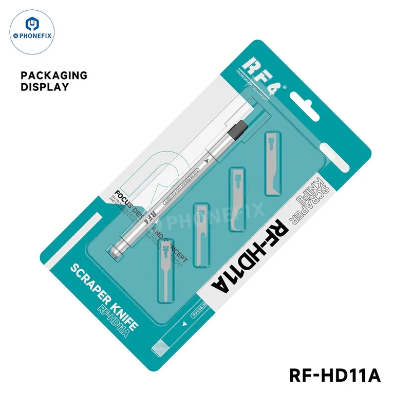 Kit de grattoirs à lames pour la réparation de téléphones RF4 RF-HD11A RF-HD12B RF-KH13A