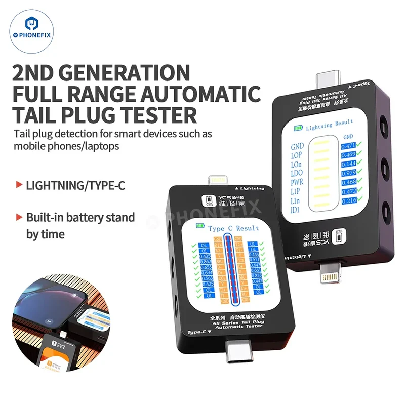 Testeur de port de charge mobile YCS 2ND, compteur de puissance de défaut