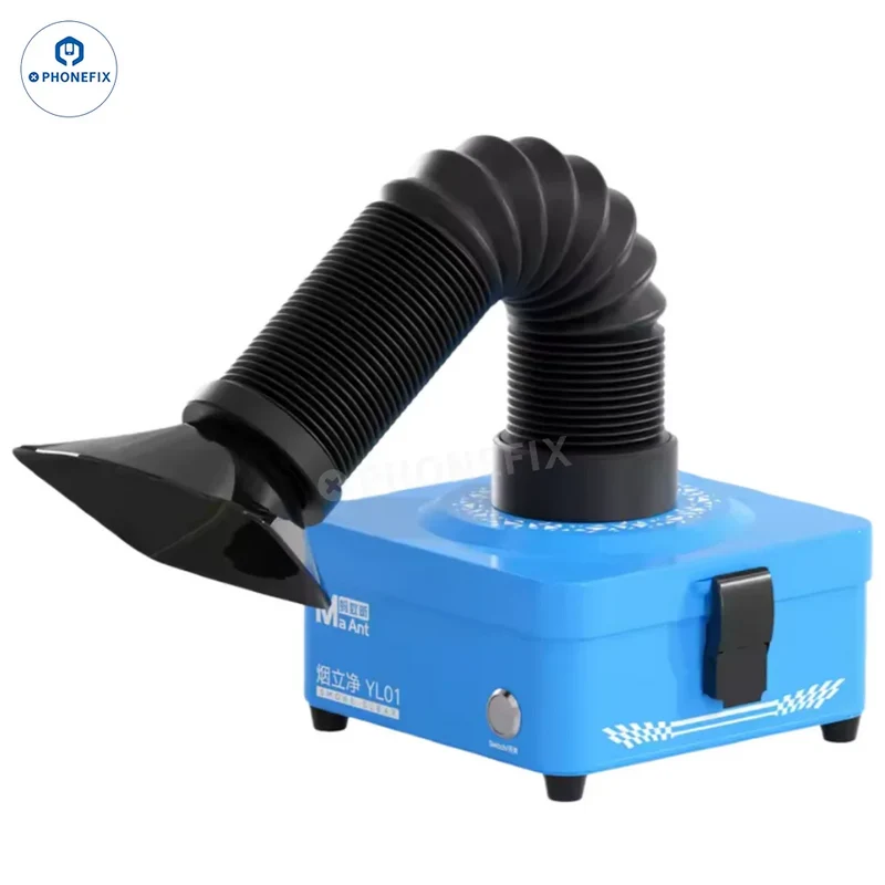 Extracteur de fumées de bureau MaAnt YL01 pour la réparation de soudure de téléphones