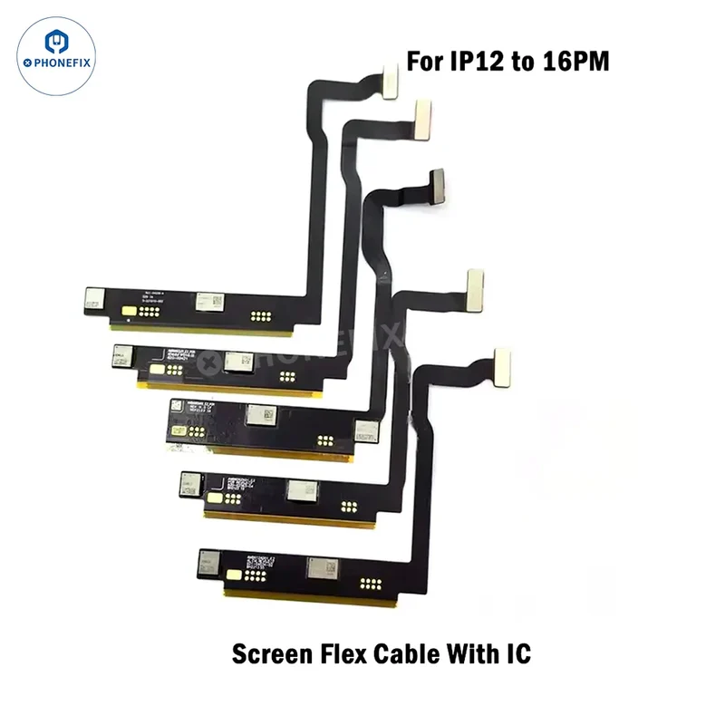 Nappe tactile d'origine avec circuit intégré de données pour iPhone 12-17 Pro Max