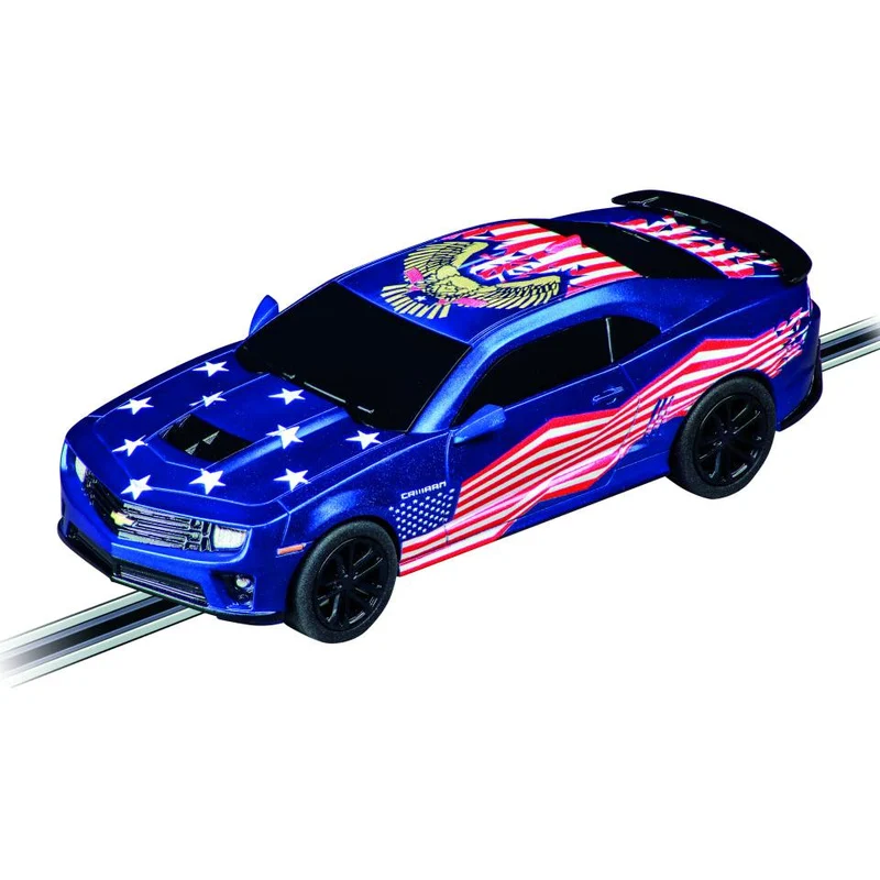 Carrera 1/43 Chevrolet Camaro Stars 'n Stripes GO Slot Car
