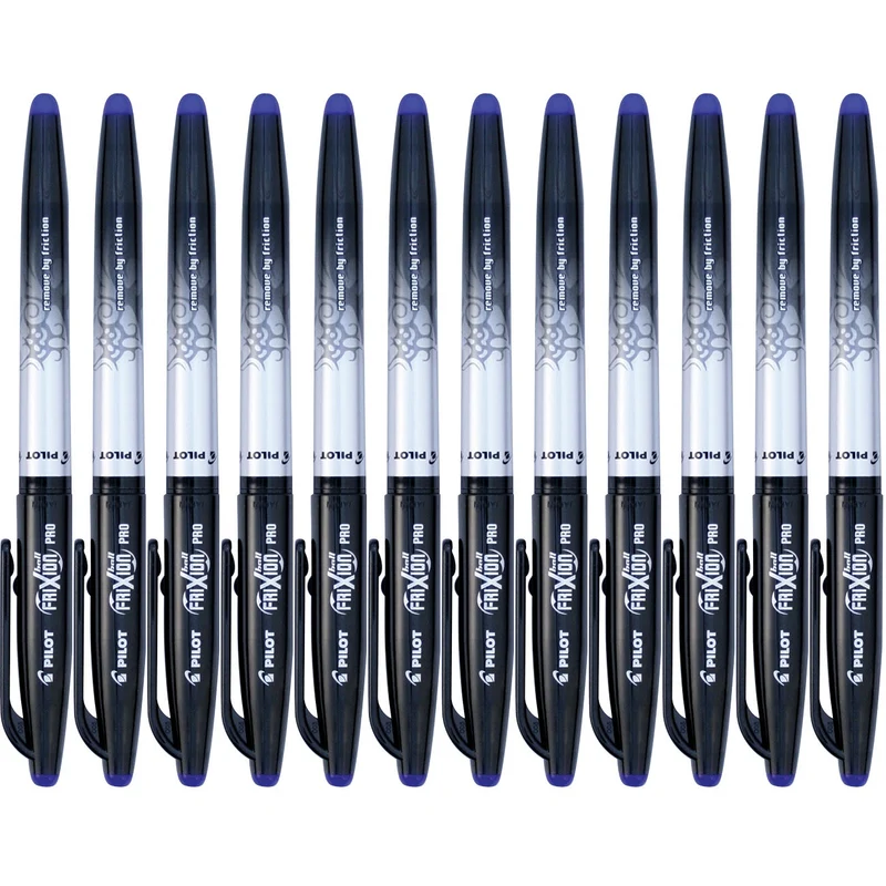 Pilot Frixion Pro Erasable Gel Ink Pen 0.7mm Blue Box 12