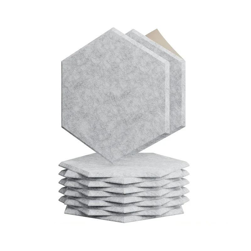 iDeer Life Acoustic Foam Panels Hexagon – 12 Pack