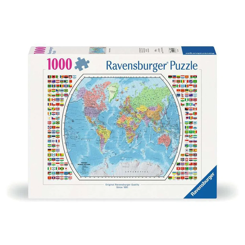 Ravensburger 1000pc Political World Map Puzzle