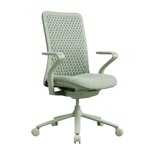 Desky Pro Ergonomic Mesh Chair No Headrest Mint Green