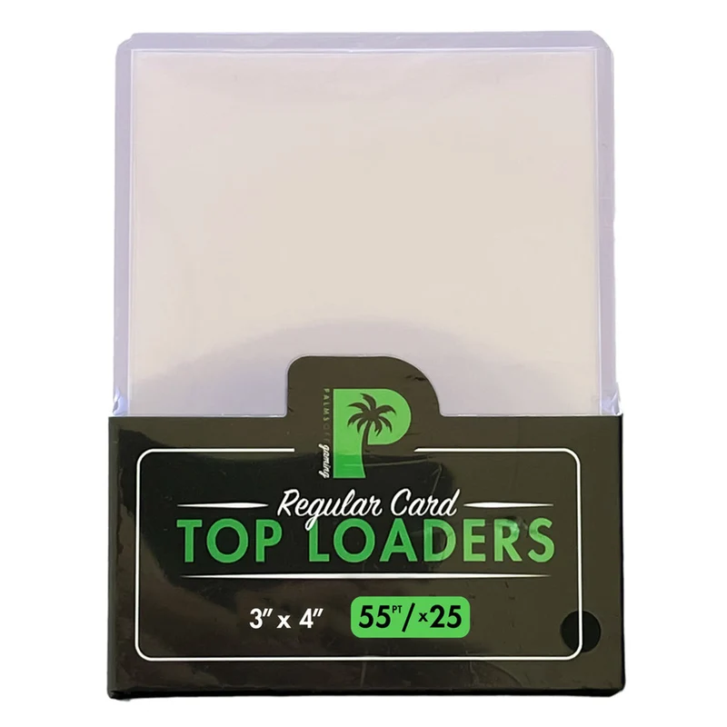 Palms Off Gaming Standard 55pt Card Loader Top Loaders - 25pc Pack